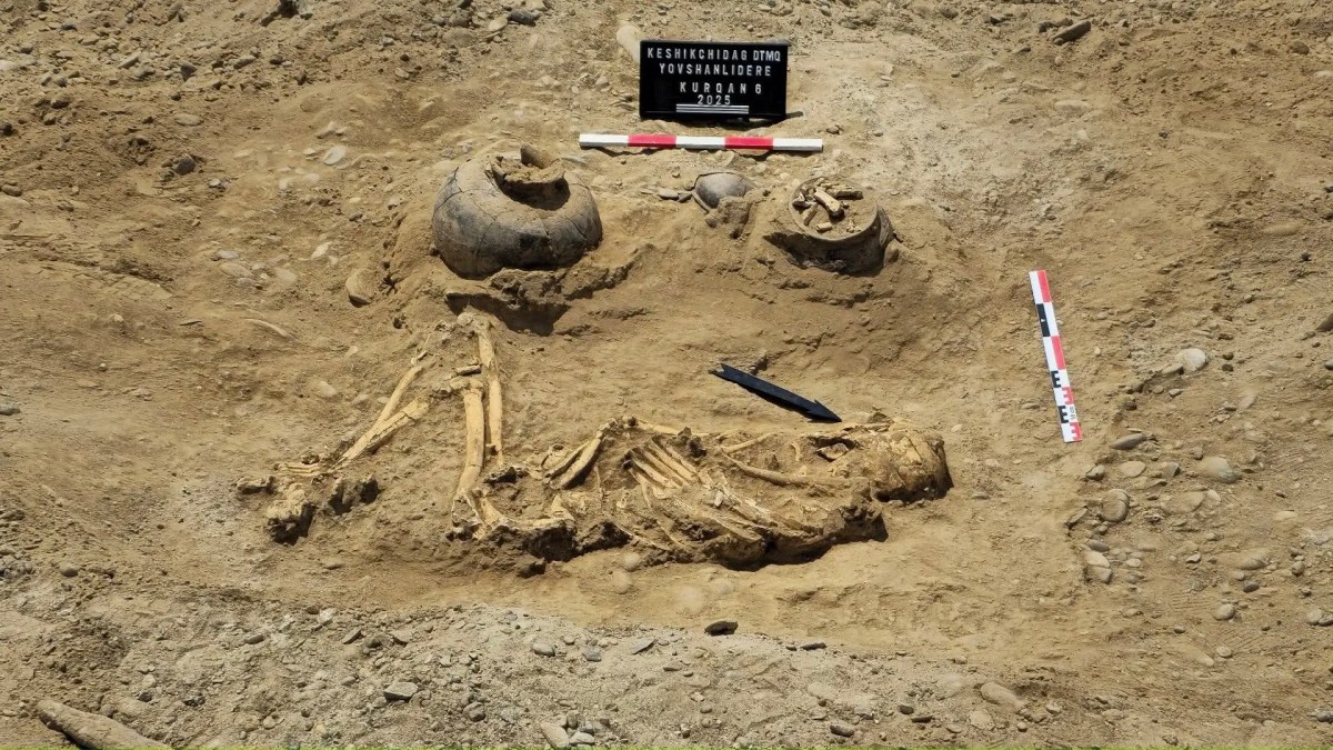 Azerbaycan’da, 4 Uçlu Mızrak Başıyla 3800 Yıl Önce Gömülmüş&nbsp;Savaşçı